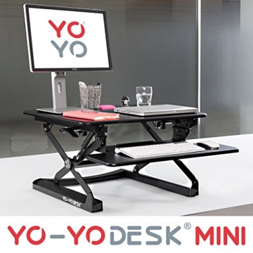 Yo-Yo Desk MINI – Steh-Sitz Schreibtisch höhenverstellbar