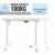 CO-Z Höhenverstellbarer Schreibtisch Elektrisch höhenverstellbares Tischgestell mit Motor Speicherfunktion Schreibtischgestell Schreibtischständer (Weiß-Tischgestell) - 5
