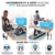 Deskfit - Gesund Arbeiten! Höhenverstellbarer Schreibtisch, 2fach Teleskop Säulen Tischgestell DF100, manuell stufenlos ergonomisch höhenverstellbar, Kurbel klappbar –für Jede gängige Büro Tischplatte - 5