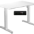 Exeta ergoEASY Elektrisch höhenverstellbarer Schreibtisch Gestell + Tischplatte melamin beschichtet (120cm x 75cm x 2,5cm),Memory-Funkt. und Softstart/-Stopp, Größe ideal für Homeoffice - 1