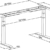 Flexispot E3L Winkelschreibtisch Eckschreibtisch elektrisch höhenverstellbar Bürotisch mit 2 Motoren, 3-Fach-Teleskop, Memory-Funktion und Softstart/-stopp (mit Tischplatte 160 * 100 cm Weiß 38mm/s) - 7