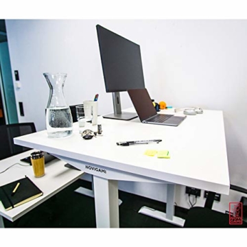 Novigami Schreibtisch elektrisch höhenverstellbar Ototo | BxT 1600 x 800 mm | Eiche | Tischgestell Stehtisch Bürotisch Tischplatte - 4