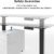 SANODESK Basic Line - elektrisch stufenlos höhenverstellbarer Schreibtisch mit Kollisionschutz, Kindersicherung, Memory-Steuerung und Softstart/Stop Funktion - 4